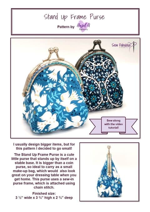 Stand Up Frame Purse PDF Pattern