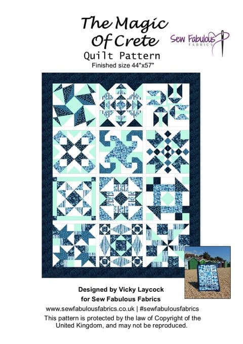 The Magic of Crete Quilt Pattern