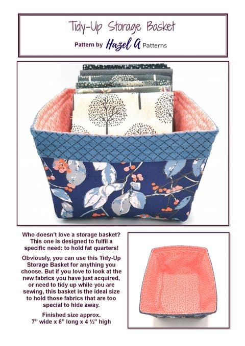 Tidy-Up Storage Basket PDF Pattern