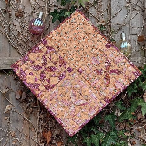 Tropical Paradise Table Topper Patchwork PDF Pattern