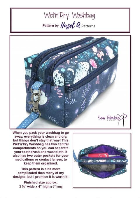 Wet 'n' Dry Washbag PDF Pattern