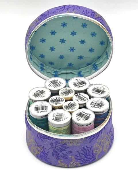 Zippy Circle Pouch PDF Pattern