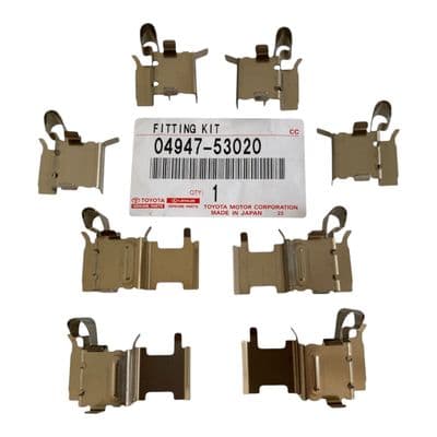 Genuine Lexus Front Brake Pad Fitting Kit (IS350, IS250) 04947-53020