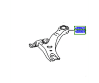 Genuine Lexus Front Lower Suspension Arm LH 48069-58010