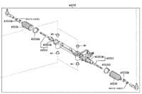 Genuine Lexus GX470 Power Steering Link Assy 44200-35061, 4420035061