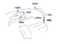 Genuine Lexus PCV Valve 12204-31040