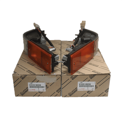 Genuine Toyota AE86 Trueno Levkin Kouki Front bumper Turn Signal Set