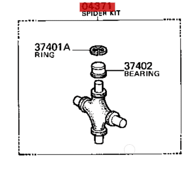 Genuine Toyota Land Cruiser SPIDER KIT 04371-10011