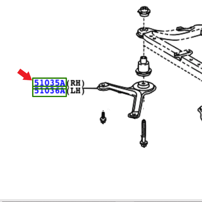 Genuine Toyota Plate Sub-Assy 51035-28040