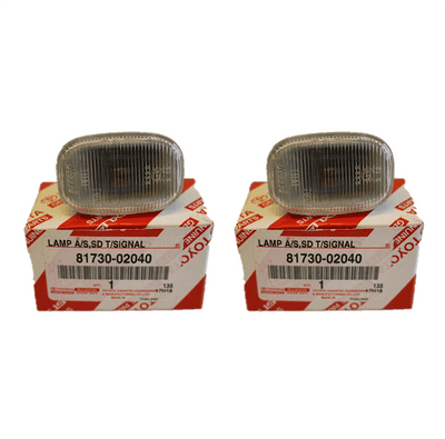 Genuine Toyota Supra Clear Side Indicator Repeater Pair For JZA80 (Qty: 2) 81730-02040, 8173002040