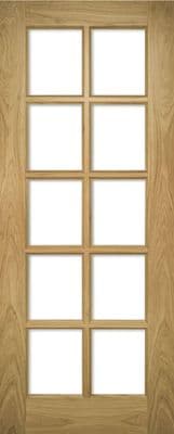 Bristol Unfinished Oak Bevelled Glaze