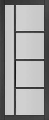 Brixton Black Clear Glazed