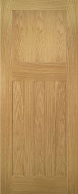 Cambridge Unfinished Oak Fire Door