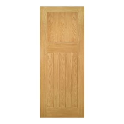 Cambridge Unfinished Oak Fire Door