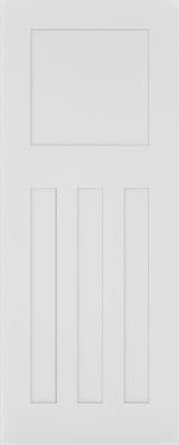 Cambridge White Primed Fire Door