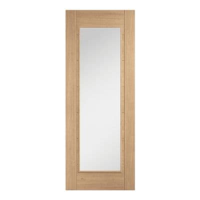 Carini Unfinished Oak - 1 Light Clear Glazed