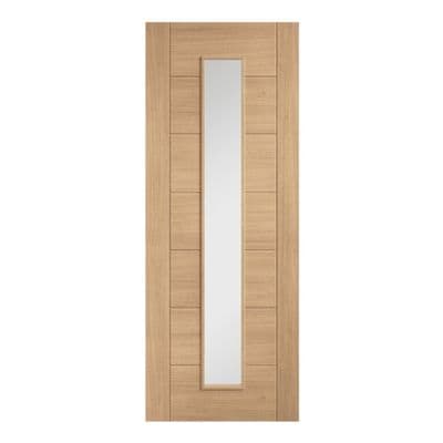 Carini Unfinished Oak - Long Light Clear Glazed