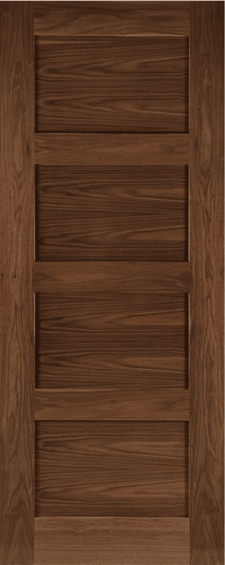 Coventry Fully Finished Walnut Fire Door