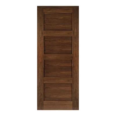Coventry Fully Finished Walnut Fire Door