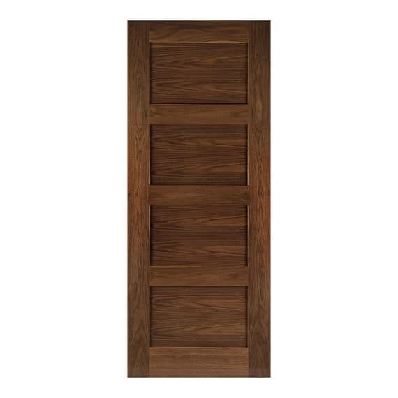 Coventry Fully Finished Walnut Fire Door