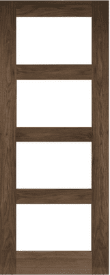 Coventry Fully Finished Walnut Fire Door Glazed
