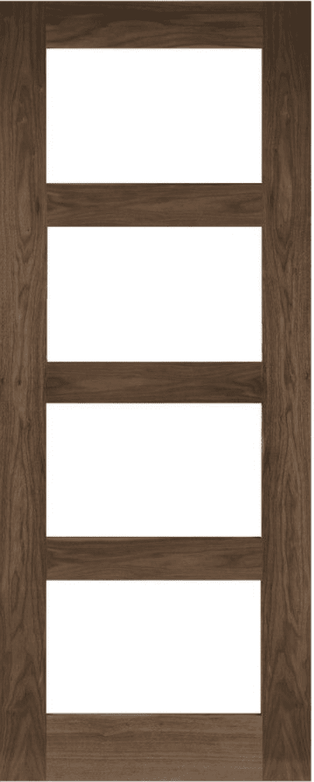 Coventry Fully Finished Walnut Fire Door Glazed