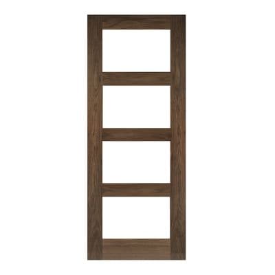 Coventry Fully Finished Walnut Fire Door Glazed