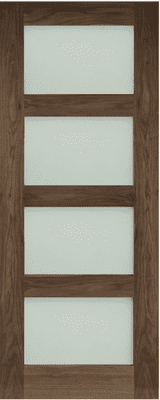 Coventry Fully Finished Walnut Obscure Glazed