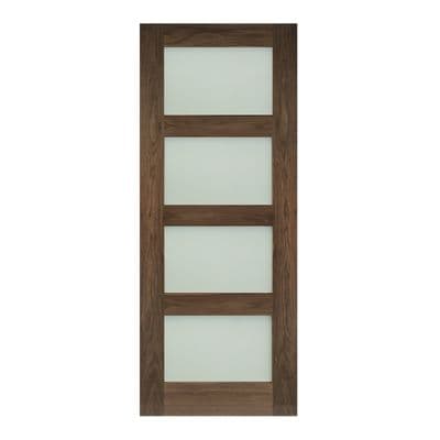 Coventry Fully Finished Walnut Obscure Glazed