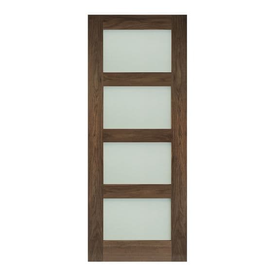 Coventry Fully Finished Walnut Obscure Glazed