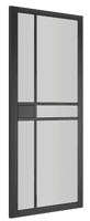 Dalston Black Clear Glazed