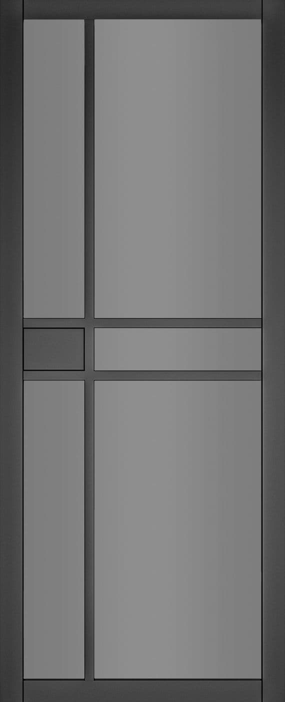 Dalston Black Tinted Glazed