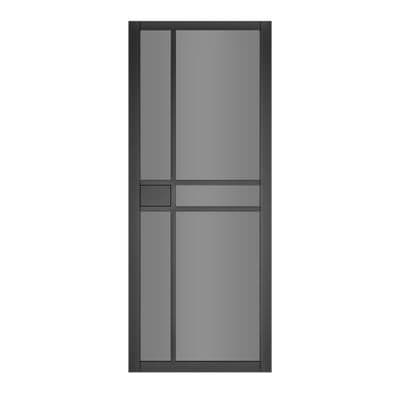 Dalston Black Tinted Glazed