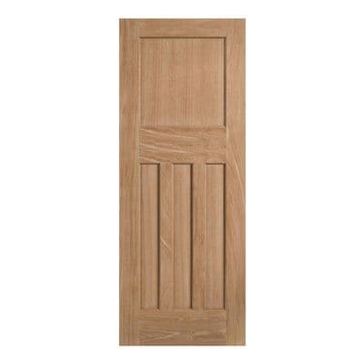 DX 30's Style Unfinished Oak Fire Door