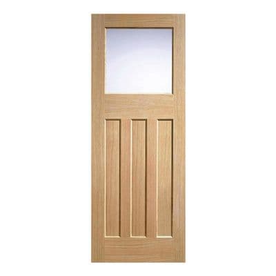 DX 30's Style Unfinished Oak Frosted Glazed