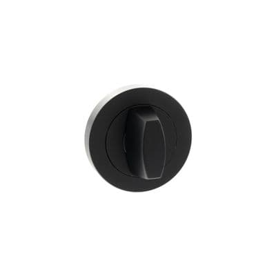 Eco WC Turn and Release on Round Rose - Matt Black