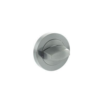 Eco WC Turn and Release on Round Rose - Satin Chrome