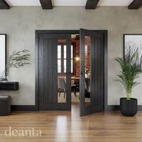 Ely Brushed Black Oak Glazed