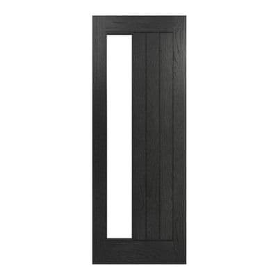 Ely Brushed Black Oak Glazed
