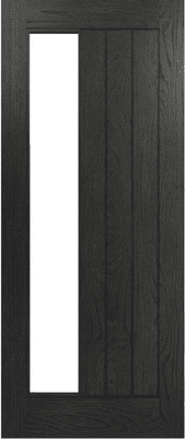 Ely Brushed Black Oak Glazed