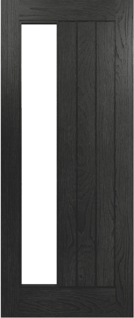 Ely Brushed Black Oak Glazed