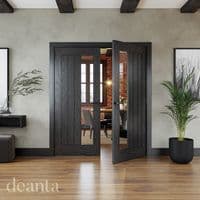 Ely Brushed Black Oak Glazed