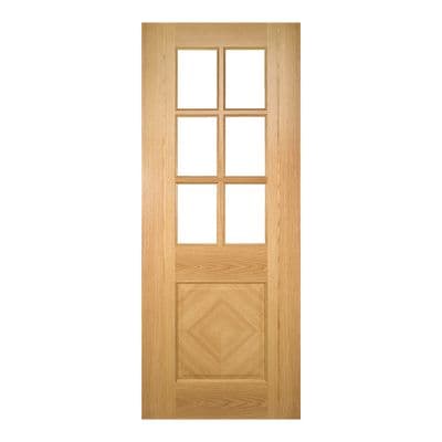 Kensington Fully Finished Oak Bevelled Glazed