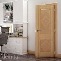 Kensington Fully Finished Oak Fire Door