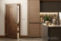 Kensington Fully Finished Walnut Fire Door