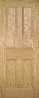 Kingston Unfinished Oak Fire Door
