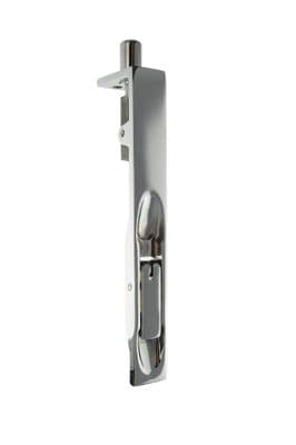 Lever Action Flush Bolt 150mm  Polished Chrome