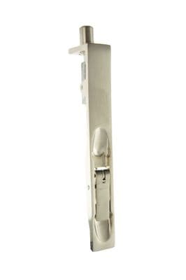 Lever Action Flush Bolt 150mm  Satin Nickel