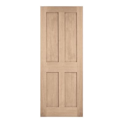 London Unfinished Oak Fire Door