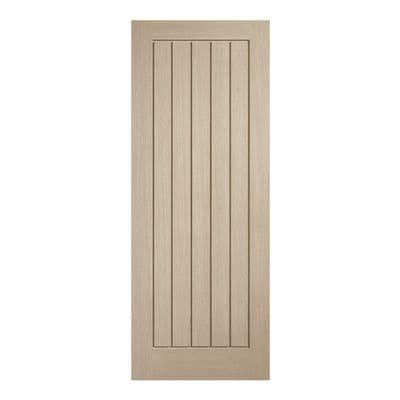 Mexicano Fully Finished Blonde Oak Fire Door